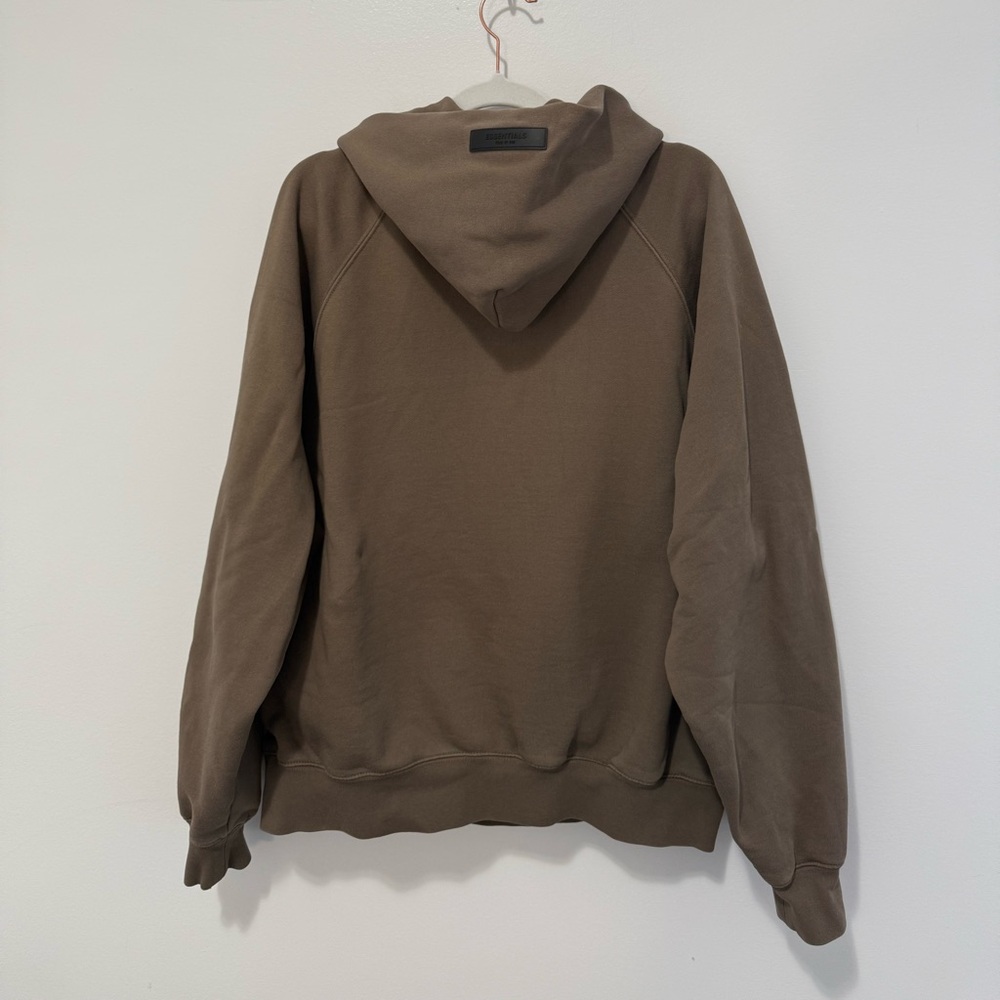 Fear of God Essentials Army Green Hoodie Size S Streetwear - Picture 3 of 9